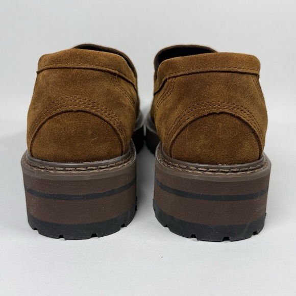 NEW L.L. Bean Women's Size 6.5 M Brown Suede Camden Hill Penny‎ Loafer Shoes - Picture 5 of 12